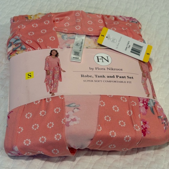 Flora Nikrooz Three piece pajama set size S - Picture 2 of 2